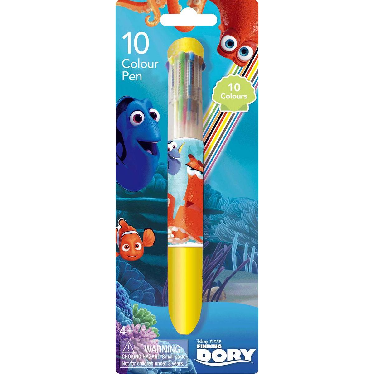 Stylo 10 couleurs Dory - Plastique - 15,7 x 1,7 cm - Multicolore Stylo 10 couleurs Dory - Plastique - 15,7 x 1,7 cm - Multicolore