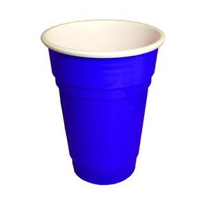 20 gobelets à Beer Pong 25 cl - Plastique - Bleu - 250 g
