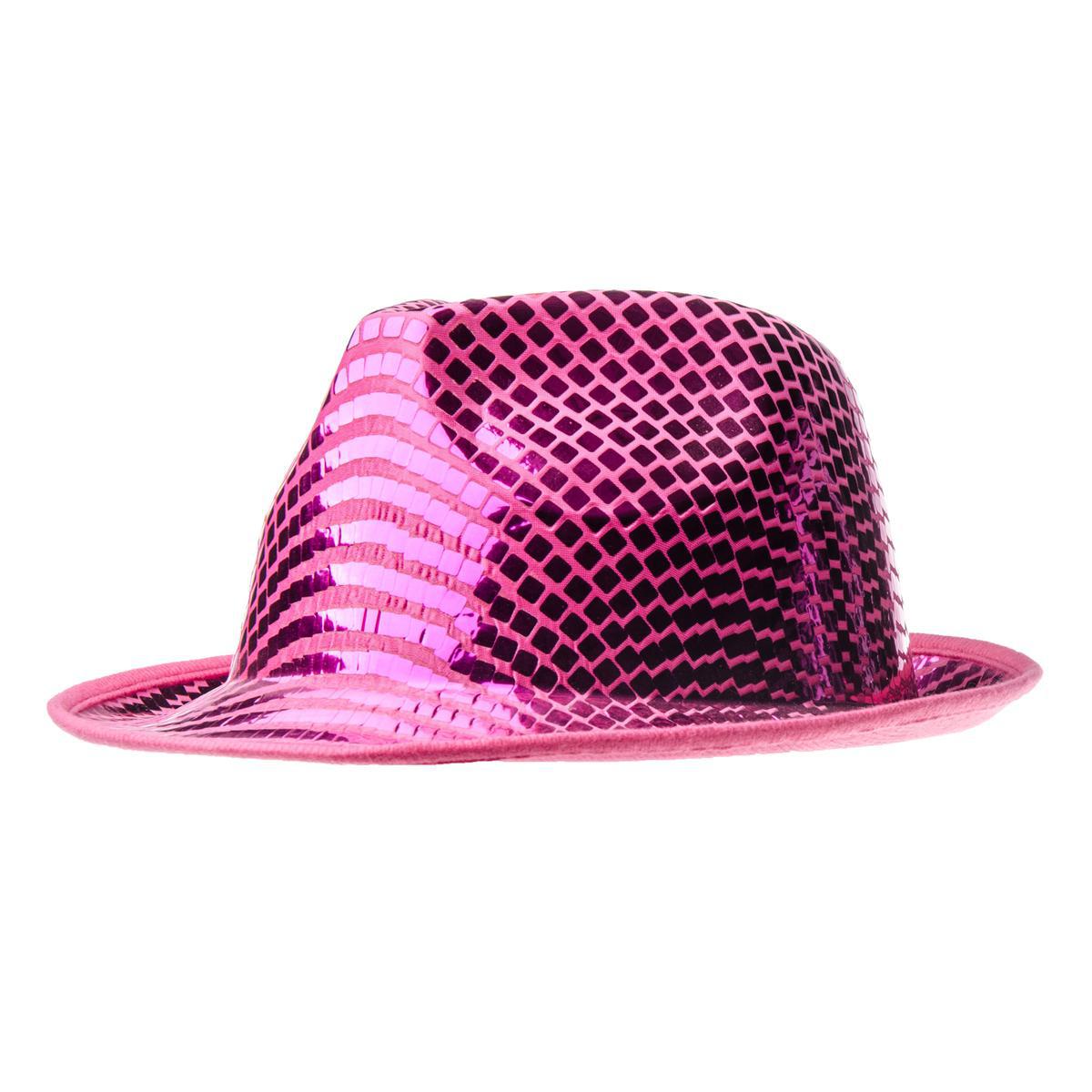 Chapeau disco - Polyester - 20 x 15 x 10 cm - Différents coloris Chapeau disco - Polyester - 20 x 15 x 10 cm - Différents coloris