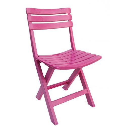 Chaise De Jardin Pliable Fushia