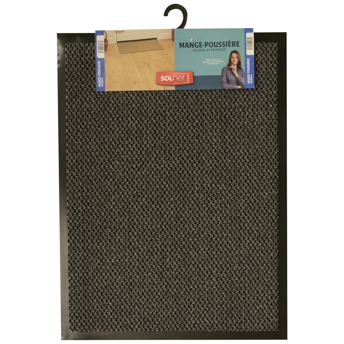 Tapis mange poussière - 100 % Polypropylène - 40 x 60 cm - Gris Tapis mange poussière - 100 % Polypropylène - 40 x 60 cm - Gris