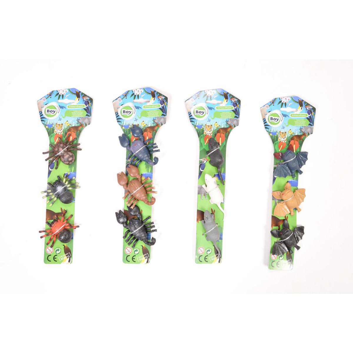 Animaux effrayants en PVC - 32 x 10 x 2 cm - Noir Animaux effrayants en PVC - 32 x 10 x 2 cm - Noir