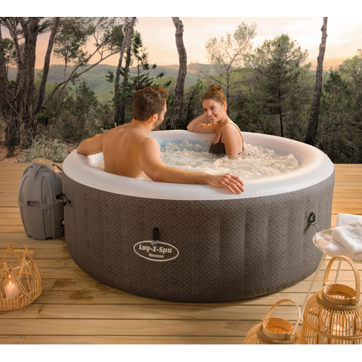 Spa Gonflable Havana 4 Personnes O 180 X 66 Cm 669 L Gris