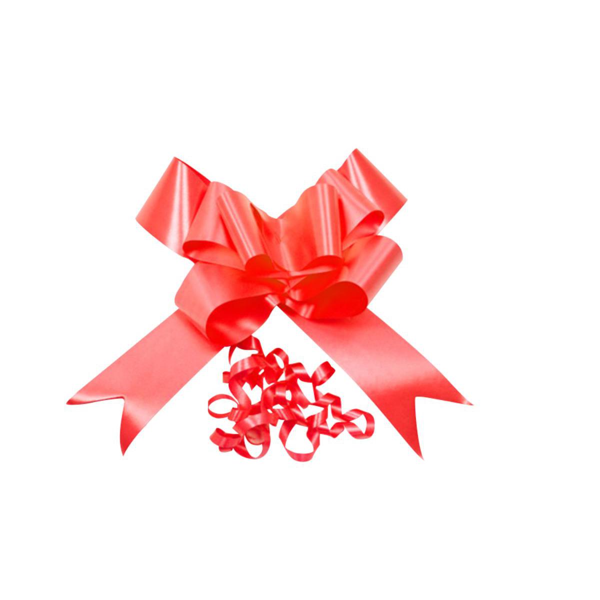 Nœud A Tirer Polypropylene Rouge Decoration Mariage La Foir Fouille