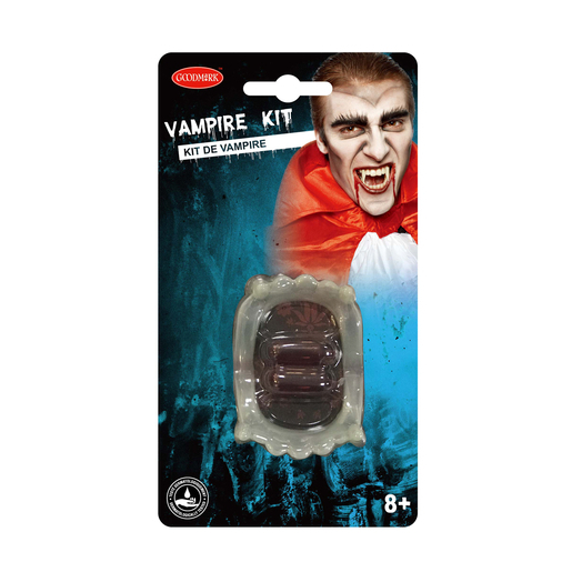 Faux Sang Dents De Vampire 11 Ml Rouge Accessoires Costumes Halloween La Foir Fouille
