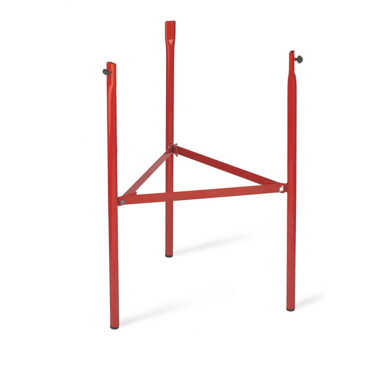 3 pieds ronds - Fer - 75 cm - Rouge 3 pieds ronds - Fer - 75 cm - Rouge