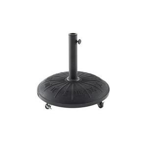 Pied de parasol cadran - 25 kg - Noir - HESPERIDE