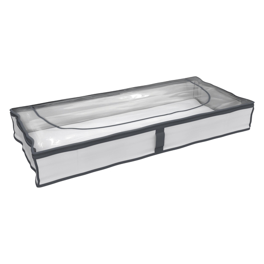 Housse De Rangement Dessous De Lit 104 X 45 X H 15 Cm Gris Ou