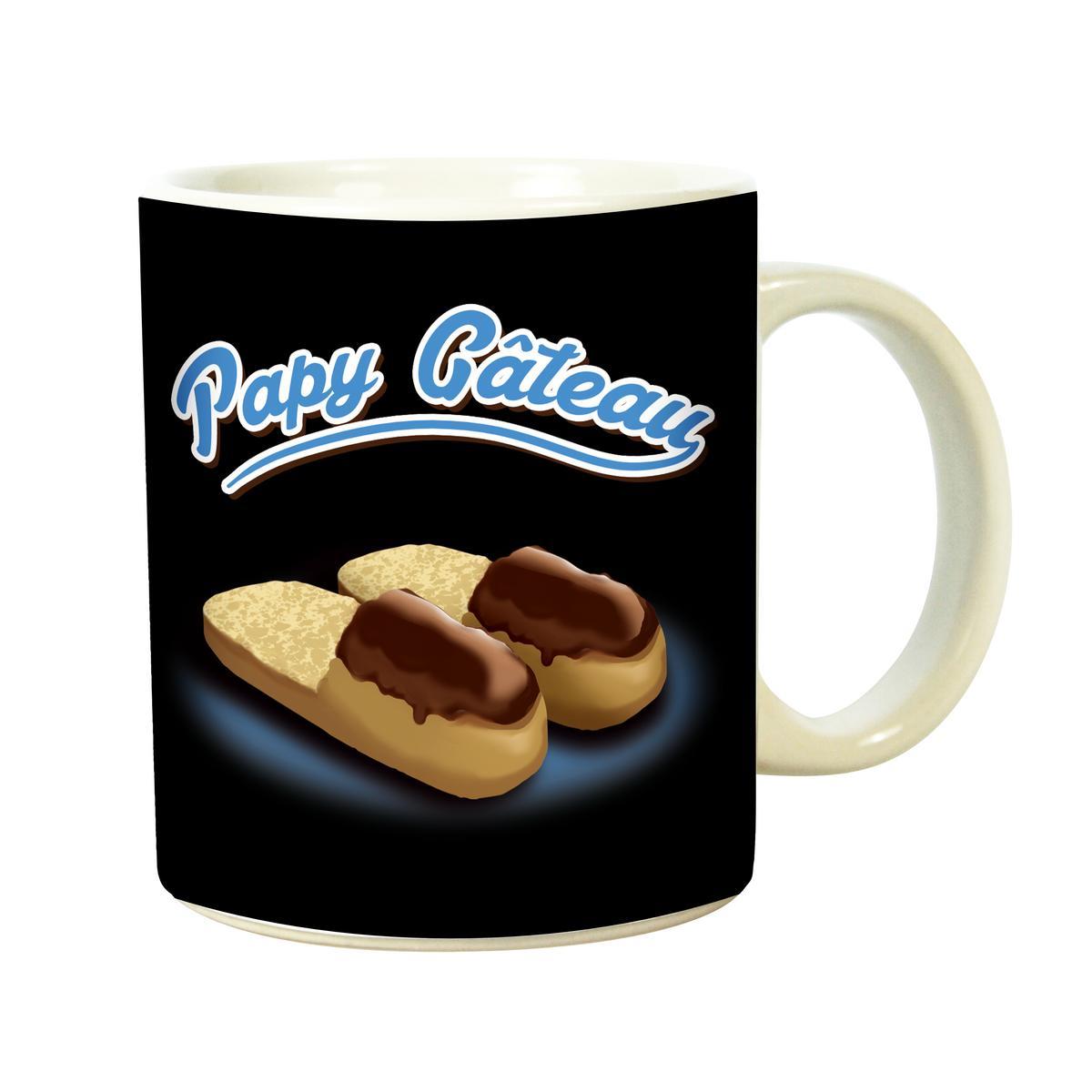 Mug Papy Gâteau - Céramique - H 9,6 cm - Multicolore Mug Papy Gâteau - Céramique - H 9,6 cm - Multicolore