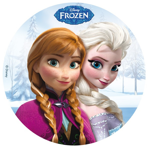 Disque Alimentaire Reine Des Neiges Sucre Multicolore