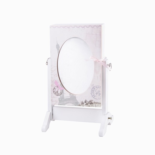 Armoire A Bijoux Romantique 18 5 X 26 X H 40 Cm Blanc Porte Bijoux Et Boites La Foir Fouille