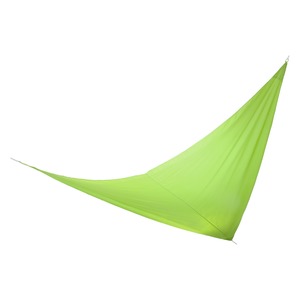 Toile d'ombrage triangulaire - 100% Polyester - 3 x 3 x 3 m - vert