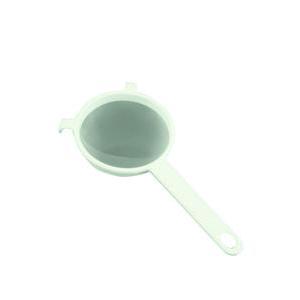 Passoire tamis - Plastique nylon - Diamètre 10 cm - Blanc et gris