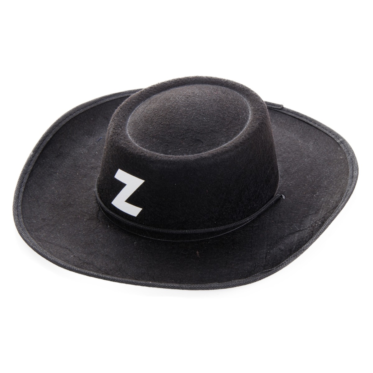 Chapeau de justicier en feutrine - 34 x 30 x H 7 cm - Noir Chapeau de justicier en feutrine - 34 x 30 x H 7 cm - Noir