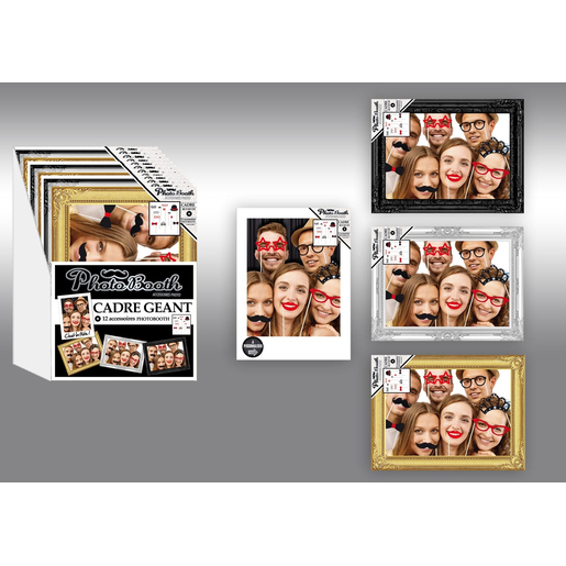 Cadre Photobooth 6 Personnes 80 X 60 Cm Decoration De Fete La Foir Fouille