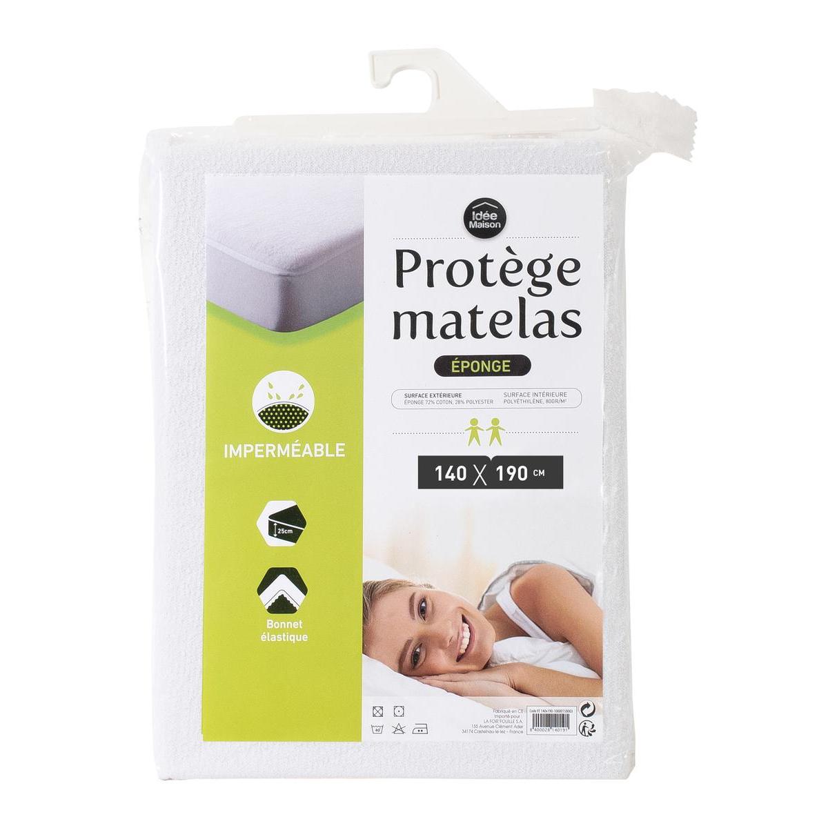 Protege Matelas Impermeable 140 X 190 Cm Protection De Literie La Foir Fouille