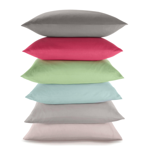 taie d'oreiller - polyester - coton - différents coloris - linge de