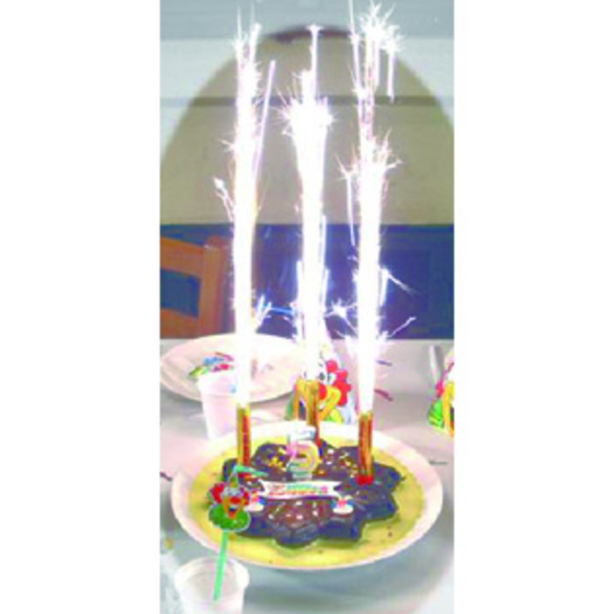 Lot De 4 Fontaine Des Glaces En Papier Multicolore Anniversaire La Foir Fouille