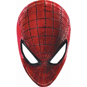Lot de 6 masques Spider-man 4 en carton - 20 x 32 cm - Multicolore