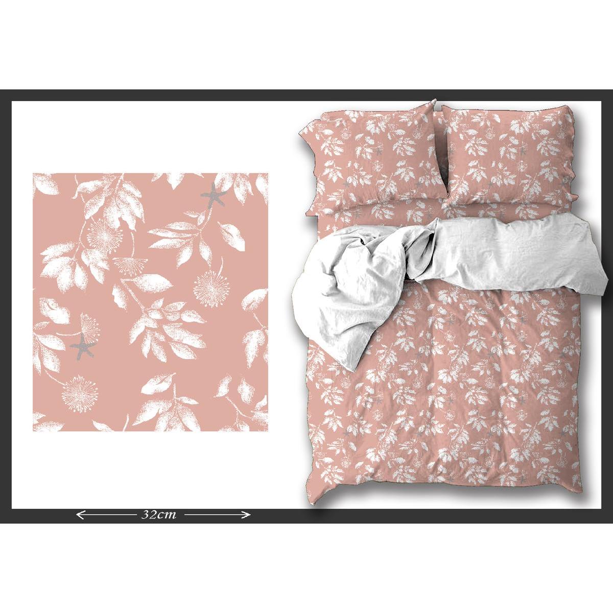 Couvre-lit - 220 x 240 cm - Rose, blanc Couvre-lit - 220 x 240 cm - Rose, blanc