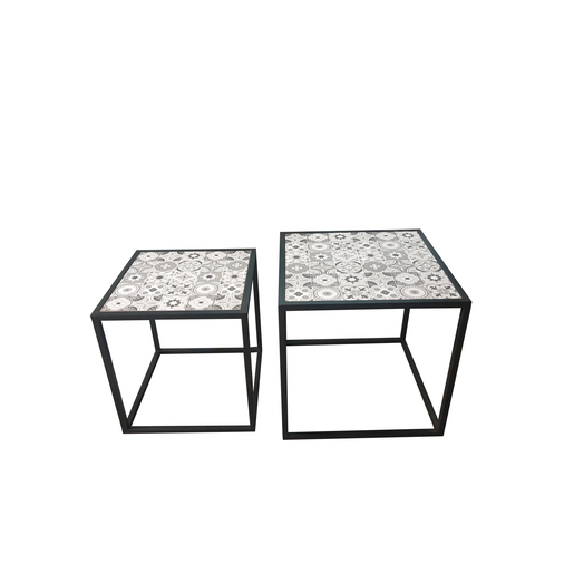 2 Bouts De Canape Carreaux De Ciment Meubles De Salon La Foir