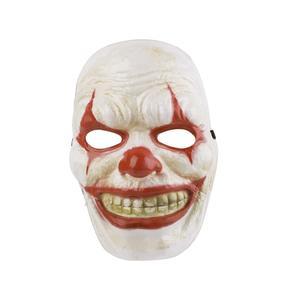 Masque de Clown sanguinaire - Taille adulte unique - Rouge, blanc