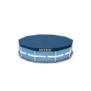 Bâche pour piscine ronde tubulaire - ø 305 cm - Bleu - INTEX