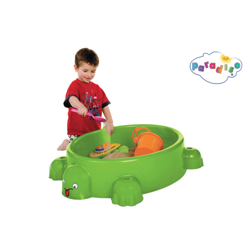 Bac A Sable Tortue Polypropylene Vert Aires De Jeux La