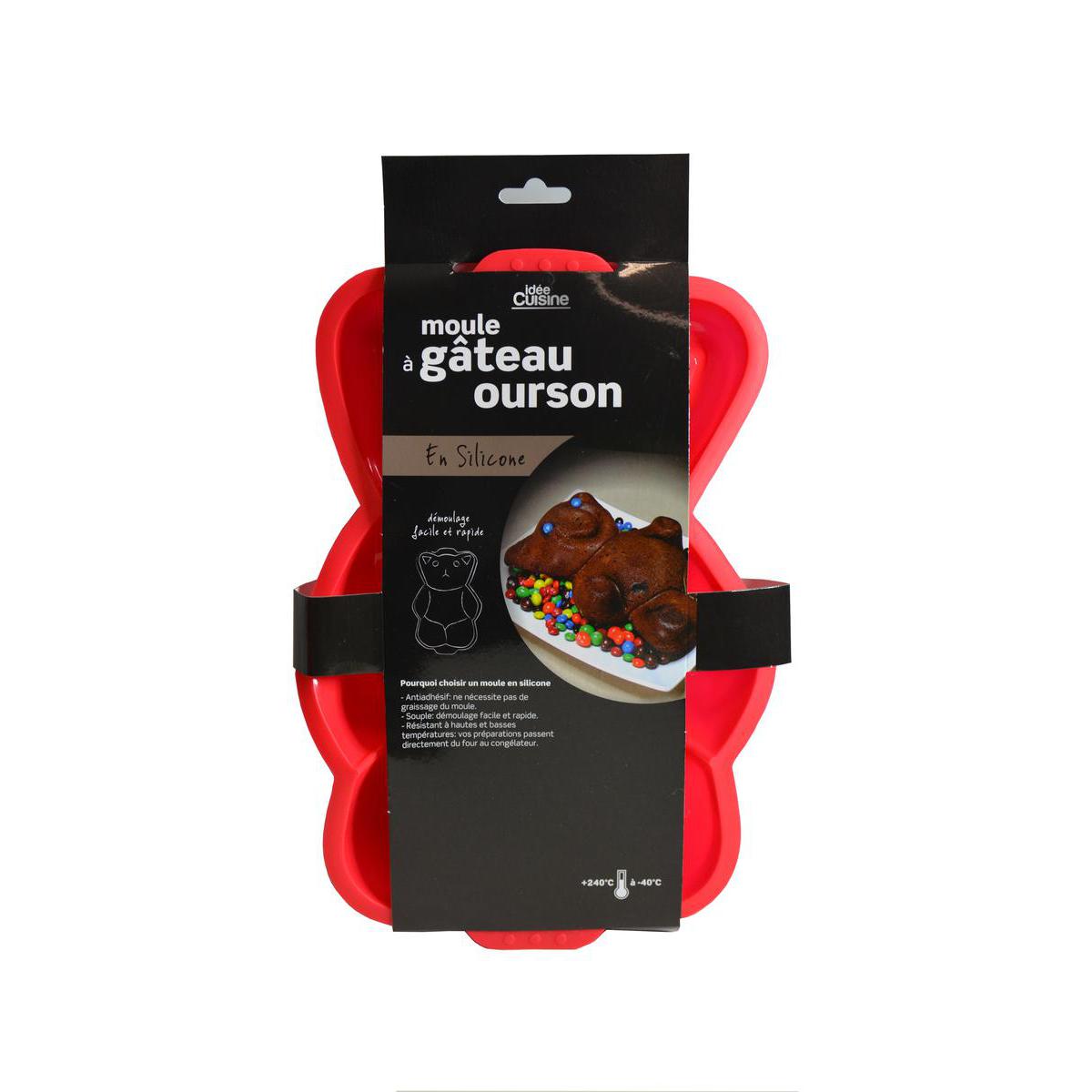 Moule A Gateau En Forme D Ourson En Silicone Differents Coloris Ustensile Patisserie La Foir Fouille