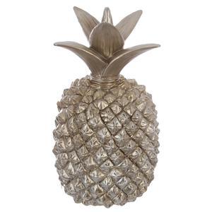Ananas déco en résine - H 38 cm - Jaune