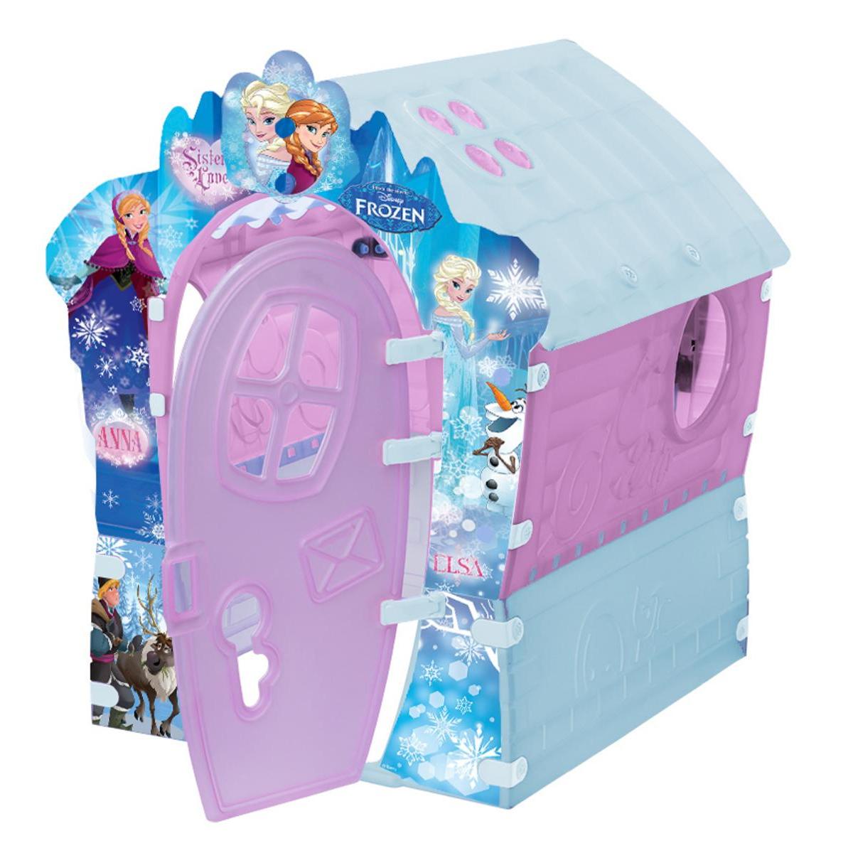Maison Frozen - Polypropylène - 95 x 90 x H 110 cm - Bleu Maison Frozen - Polypropylène - 95 x 90 x H 110 cm - Bleu