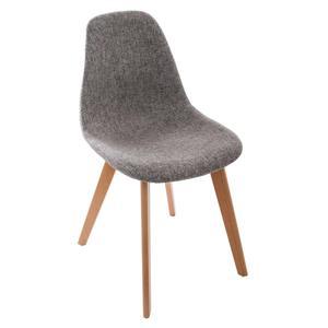 Chaise tissu gris zepa
