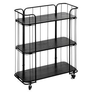 Etagère 3 etagères noir jordi