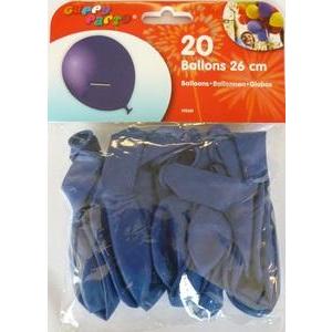 Ballons 25 cm marinex 20 pièces Gappy party