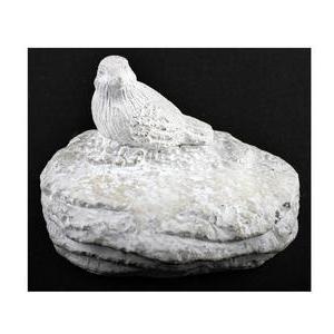 Oiseau en ciment - 11 x 9 x 8 cm
