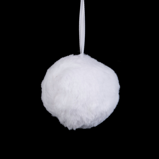 Boule De Noël En Fausse Fourrure ø 8 Cm Boules De Noël