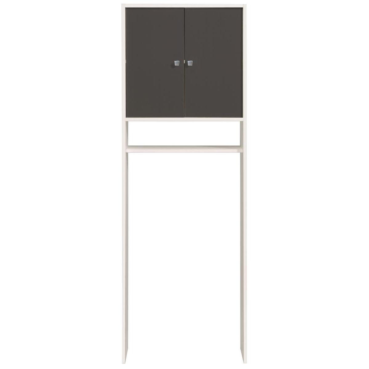 meuble entourage wc gris blanc meuble de salle de bain la foir fouille