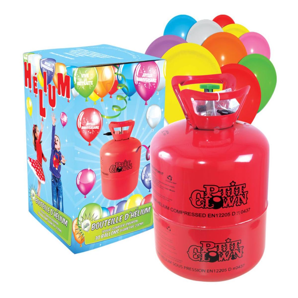 BOUTEILLE HELIUM JETABLE 30 BALLONS - Ouest Fetes