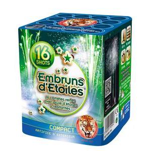 Feu d'artifice compact embruns d'étoile