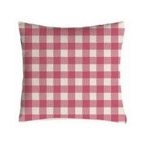 Coussin imprimé vichy - 40 x 40 cm - Rose - K.KOON