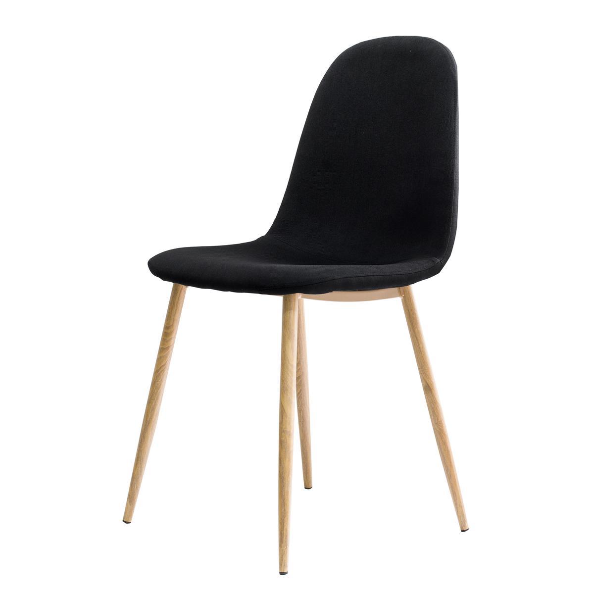 Chaise Alice - 55 x 39 x H 86 cm - Noir Chaise Alice - 55 x 39 x H 86 cm - Noir
