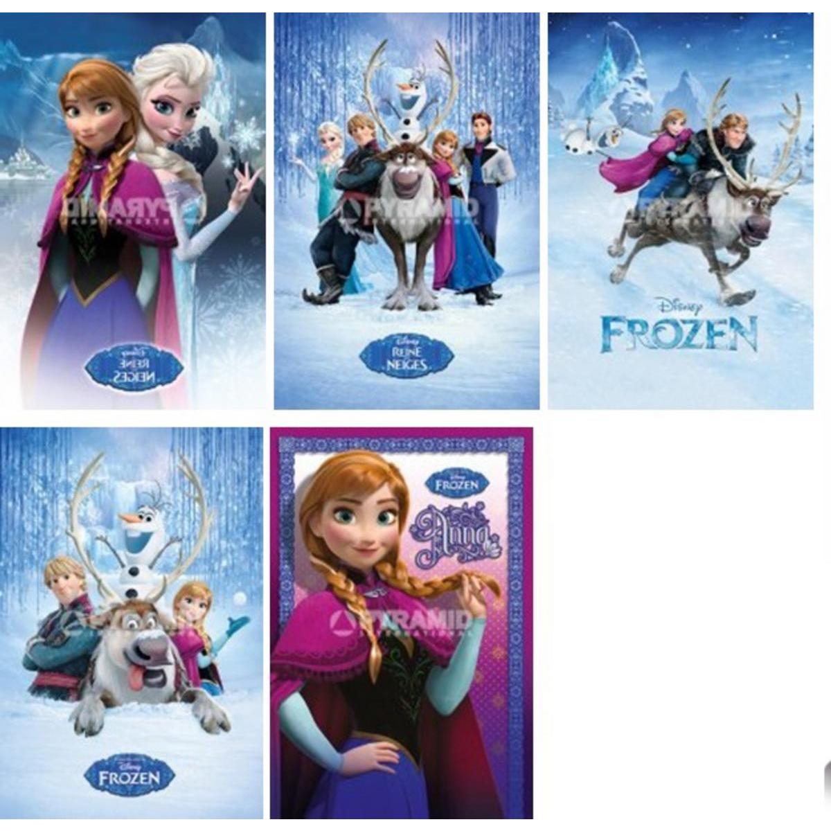 Poster Frozen - Papier - 61 x 91,5 cm - Multicolore Poster Frozen - Papier - 61 x 91,5 cm - Multicolore