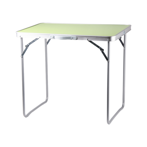 Table Pliante De Camping Aluminium Acier Et Mdf Vert Anis Les Indispensables Des Vacances La Foir Fouille