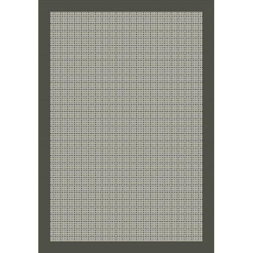 Tapis Extérieur Polypropylène Gris Blanc Noir