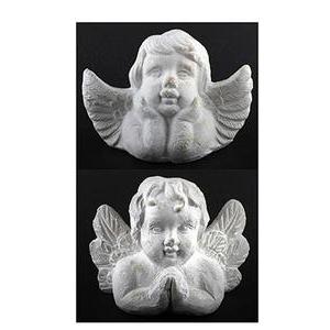 Ange en ciment - 2 modèles - H 11 et H 13 cm