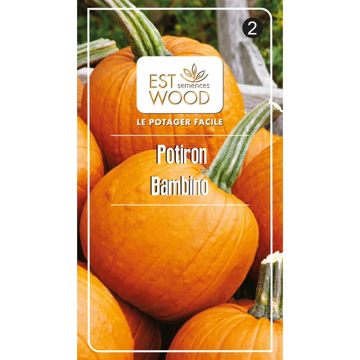 semence vegetale 1 sachet de 14 x 8 cm potiron bambino serres de jardin cultures semis et potagers la foir fouille