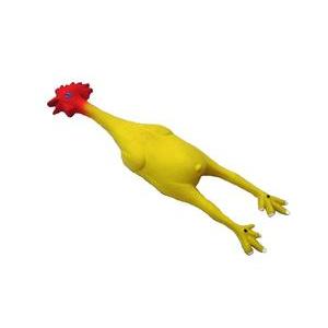 Jouet poulet géant - 34 x 6 cm - Jaune