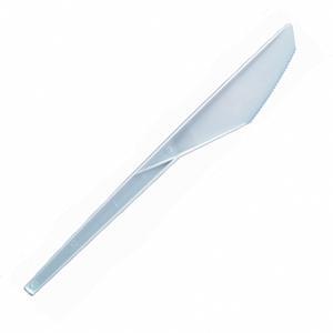 Lot de 20 couteaux en plastique Gappy - 16,5 cm -Plastique- Blanc