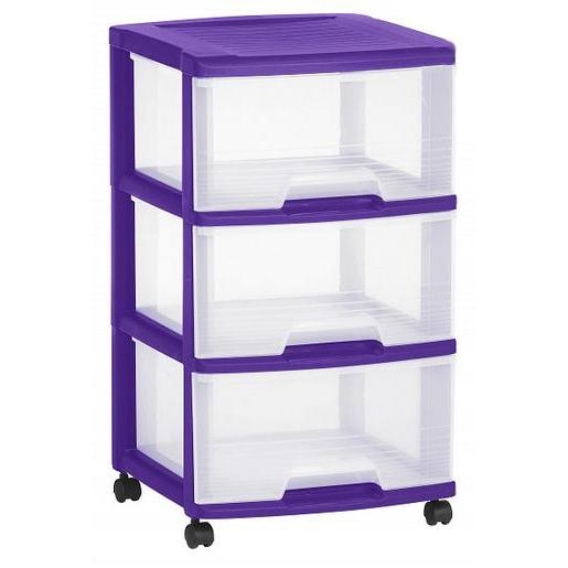 Tour De Rangement 3 Tiroirs Rangement Plastique La Foir Fouille