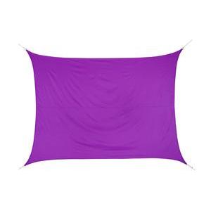 Voile d'ombrage rectangulaire - Polyester et Polyamide - 3 x 4 m - Fuchsia
